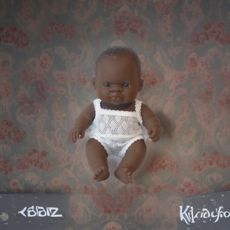 Кукла Девочка африканка 21 см