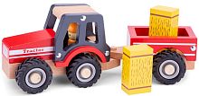 Игровой набор Трактор красный New Classic Toys