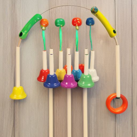 Набор колокольчиков с ручкой