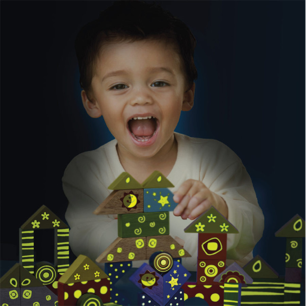 Набор светящихся блоков Чудо в темноте