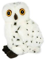 Игрушка мягкая Сова полярная 20 см LEOSCO