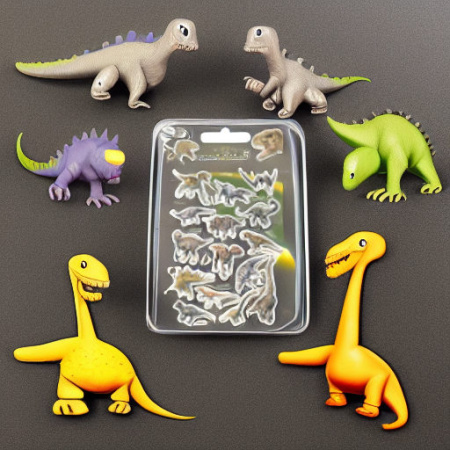 Мягкие магнитики ДИНОЗАВРЫ Jiri Models