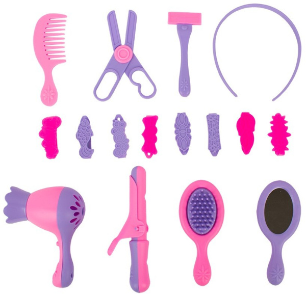 Игровой набор Парикмахер 16 предметов в сумочке СТРОМ