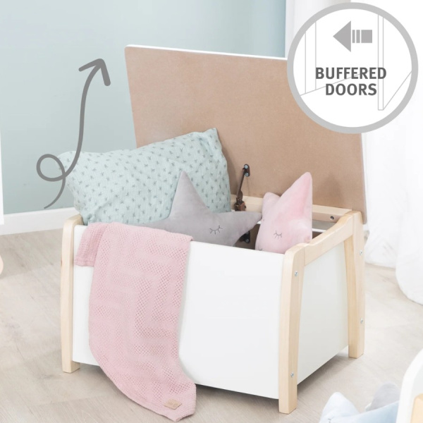 Ящик для игрушек белый/натуральный Roba