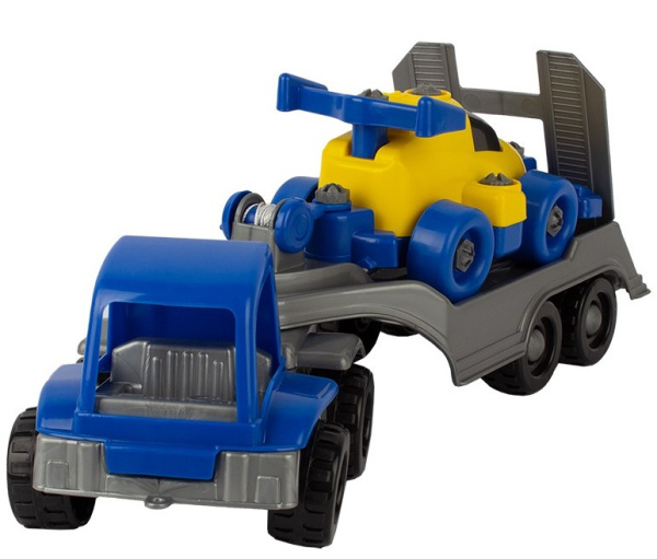 Автомобиль Пони Эвакуатор с суперкаром, 44 см СТРОМ