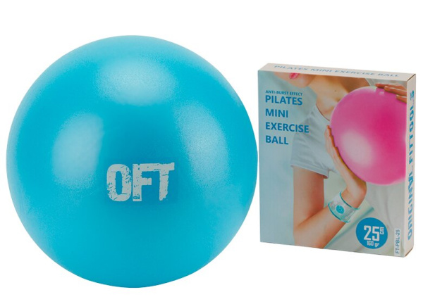 Мяч для пилатеса 25 см 160 г голубой Original Fit.Tools