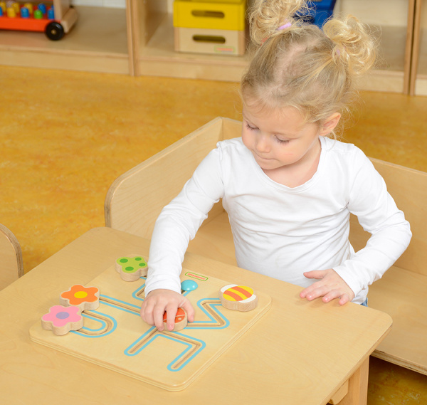 Панель настольная Лабиринт. Насекомые и цветочки Masterkids