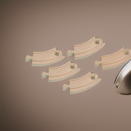 Дополнительный элемент РЕЛЬСЫ ЗАКРУГЛЕННЫЕ Woody