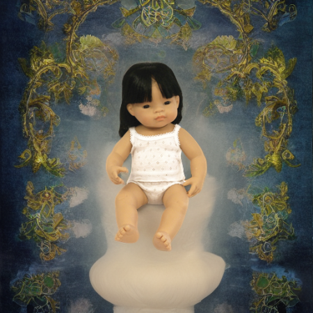 Кукла Девочка азиатка 38 см