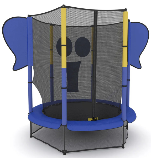 Батут каркасный с защитной сеткой UNIX Line 4,6 фт. ELEPHANT 140 см