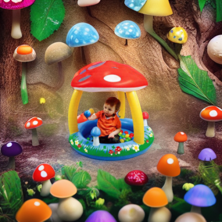 Грибок с шариками Upright