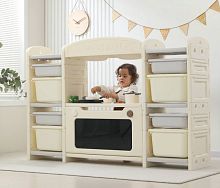 Кухня детская UNIX Kids Cook and Store 8 ящиков Grey