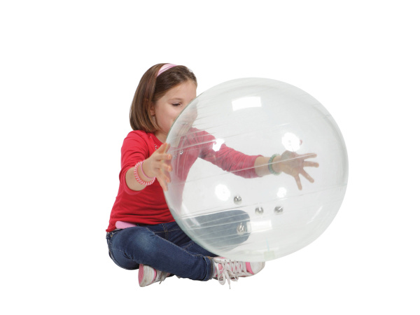 Мяч гимнастический фитбол Jingl Ball 50 см с бубенчиками Ledraplastic