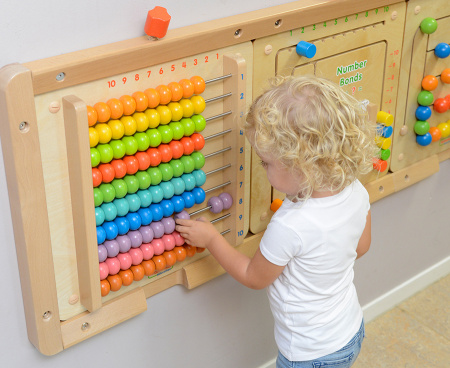 Панель настенная Счеты 1-100 Masterkids