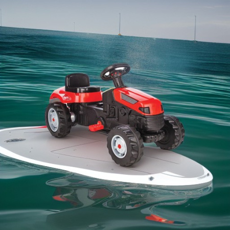 Педальная машина Трактор красный Pilsan