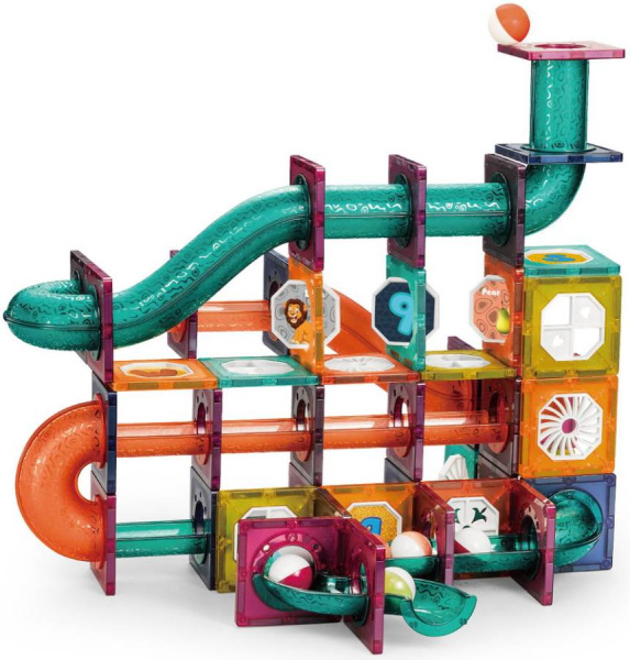 Магнитный конструктор с шариками 112 деталей PITUSO