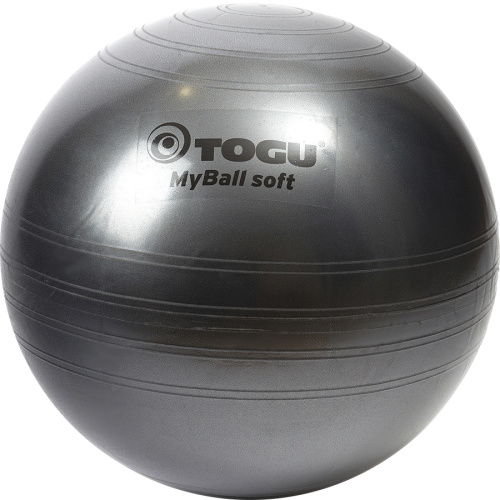 Гимнастический мяч TOGU My Ball Soft 75 см черный перламутровый