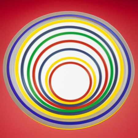 Обруч гимнастический плоский 60 см