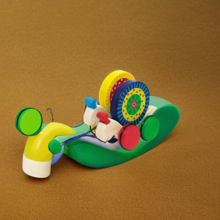 Игрушка-каталка на веревочке Две улитки