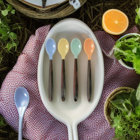 Ложечки, 4 шт., голубой Nurtria