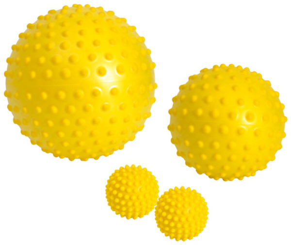 Мяч массажный SENSYBALL 20 см, желтый Ledraplastic