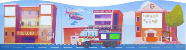 Набор декоративно-развивающих панелей Сити 4 штуки Romsens