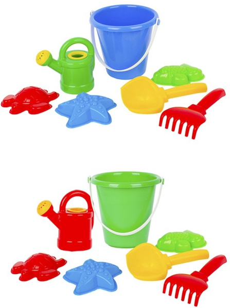 Песочный набор Морские обитатели 5 предметов СТРОМ