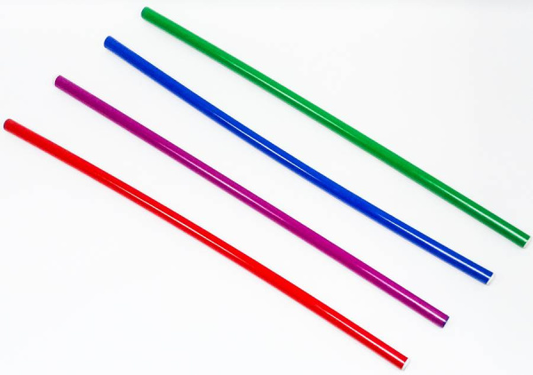 Палка гимнастическая 150 см диаметр 2,2 см, 1 штука Тех-пласт