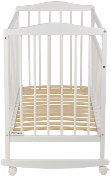 Кроватка детская 204, белая Фея