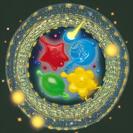 Цепочка НЕБЕСНЫЕ ФИГУРКИ Quercetti