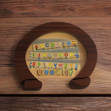 Пазл деревянный СЛОЖИ АЛФАВИТ Goki