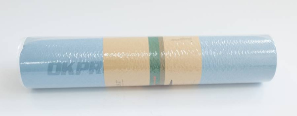 Коврик для йоги 173х61х0,6 см голубой OKPRO