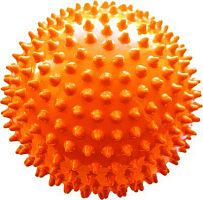 Мяч мягкий массажный ЕЖИК 12 см, оранжевый Альпина Пласт