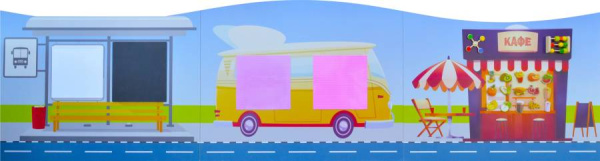 Набор декоративно-развивающих панелей Сити 4 штуки Romsens