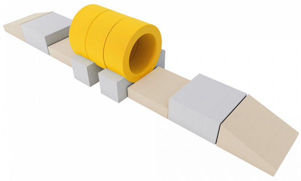 Мягкие игровые модули Червяк Pastel Romana