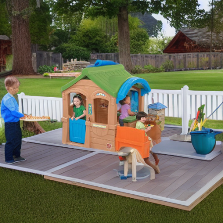 Домик с грилем Step 2