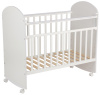 Кроватка детская 701, белая Фея