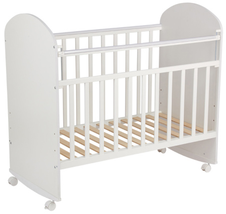 Кроватка детская 701, белая Фея