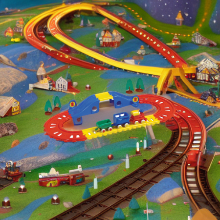 Набор Viking City Железная дорога, 21 элемент