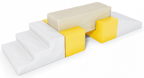 Мягкие игровые блоки Мост Pastel Romana