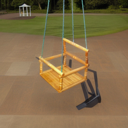 Качели деревянные детские