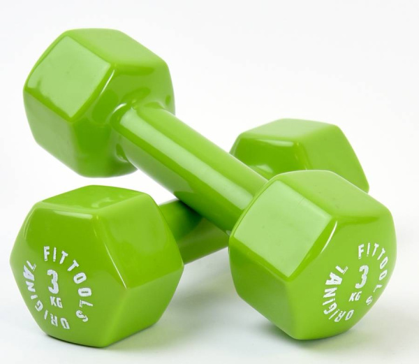 Гантель в виниловой оболочке 3 кг Original Fit.Tools