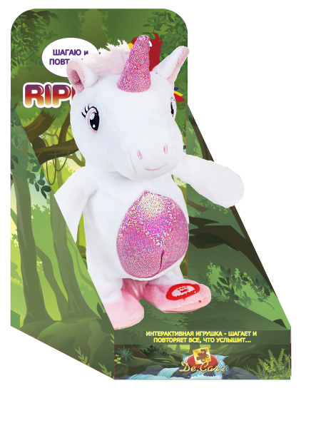 Единорог RIPETIX в подарочной упаковке, белый