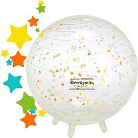 Мяч для фитнеса с ножками Sit n Gym Jr. прозрачный 35 см Ledraplastic
