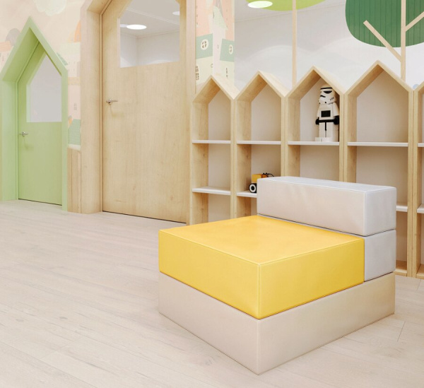 Мягкие игровые блоки Кресло раскладное Pastel Romana