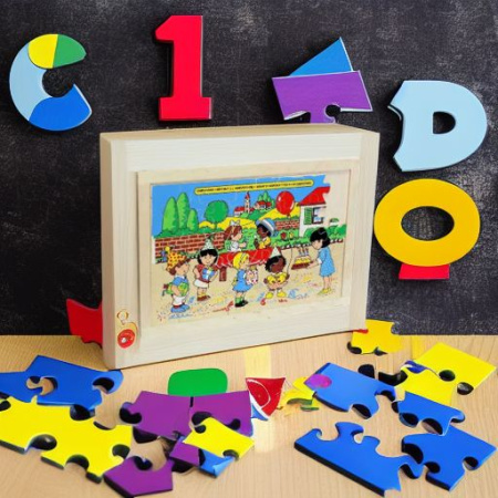 Пазл деревянный День Рождения ЛЭМ