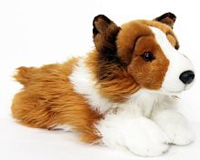 Игрушка мягкая Собака Колли 40 см LEOSCO