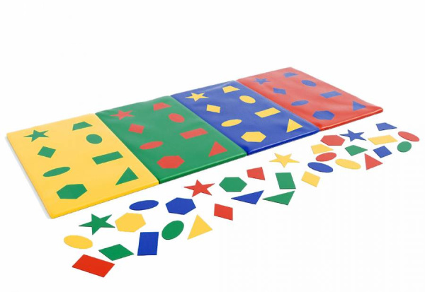 Мягкий развивающий Коврик Найди фигуру Romana