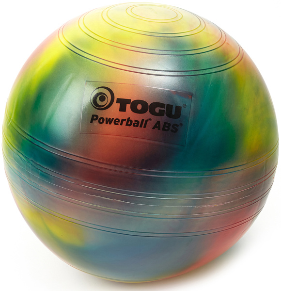Гимнастический мяч TOGU ABS Powerball 55 см цветной