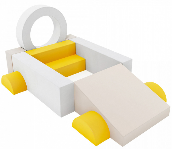 Мягкие игровые блоки Спорткар  Pastel Romana